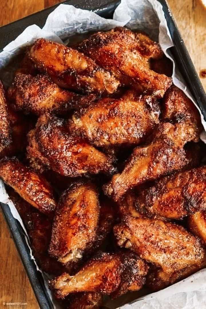 Sweet and Savory Baked Chicken Wings Recipe