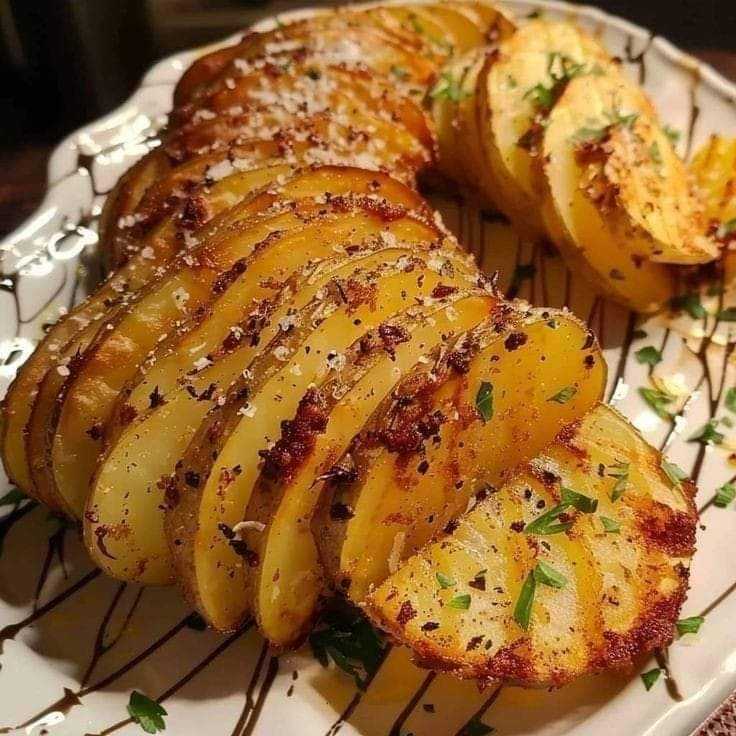 Sliced Baked Potatoes