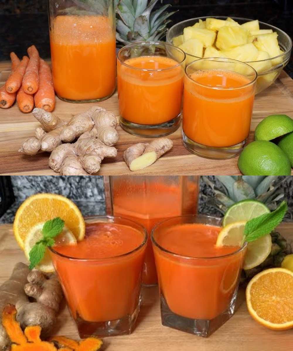 How to Make the Perfect Pineapple, Turmeric, Carrot, Lemon Juice: Homemade Immune Boost Juice