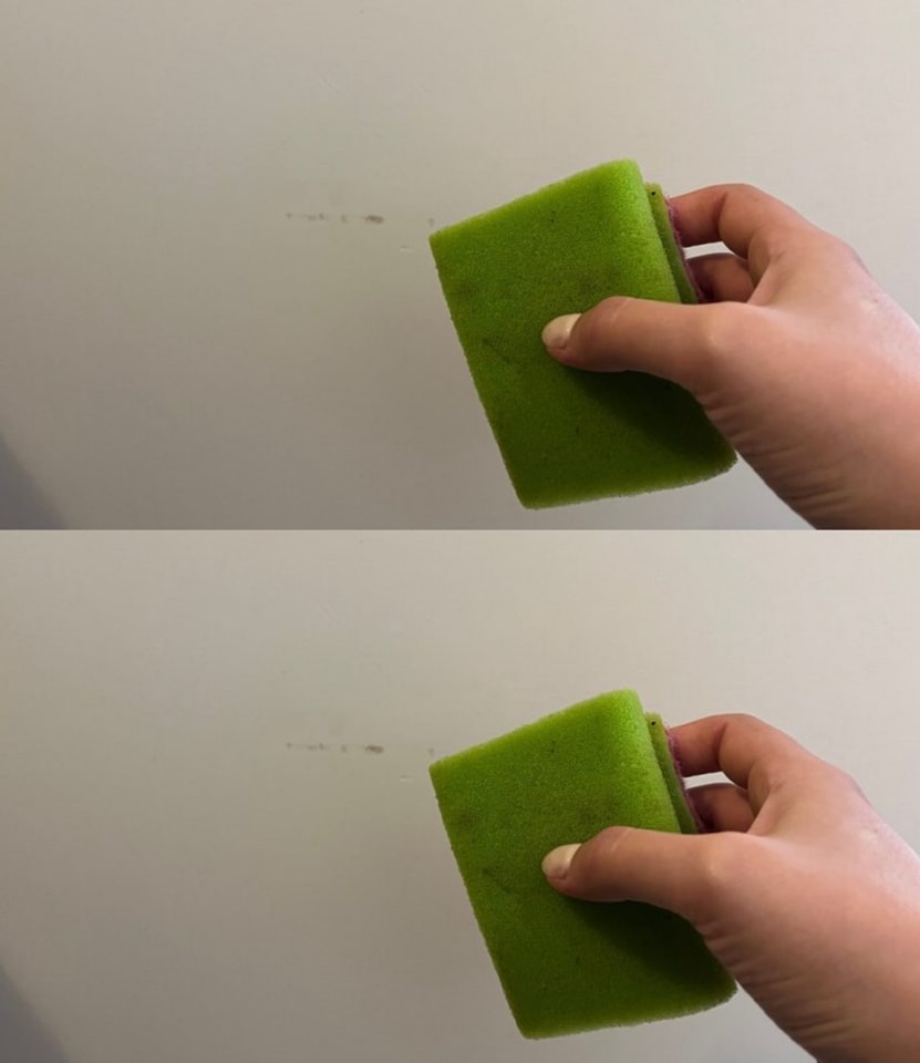 How to remove black scratches from the walls quickly and naturally: very simple