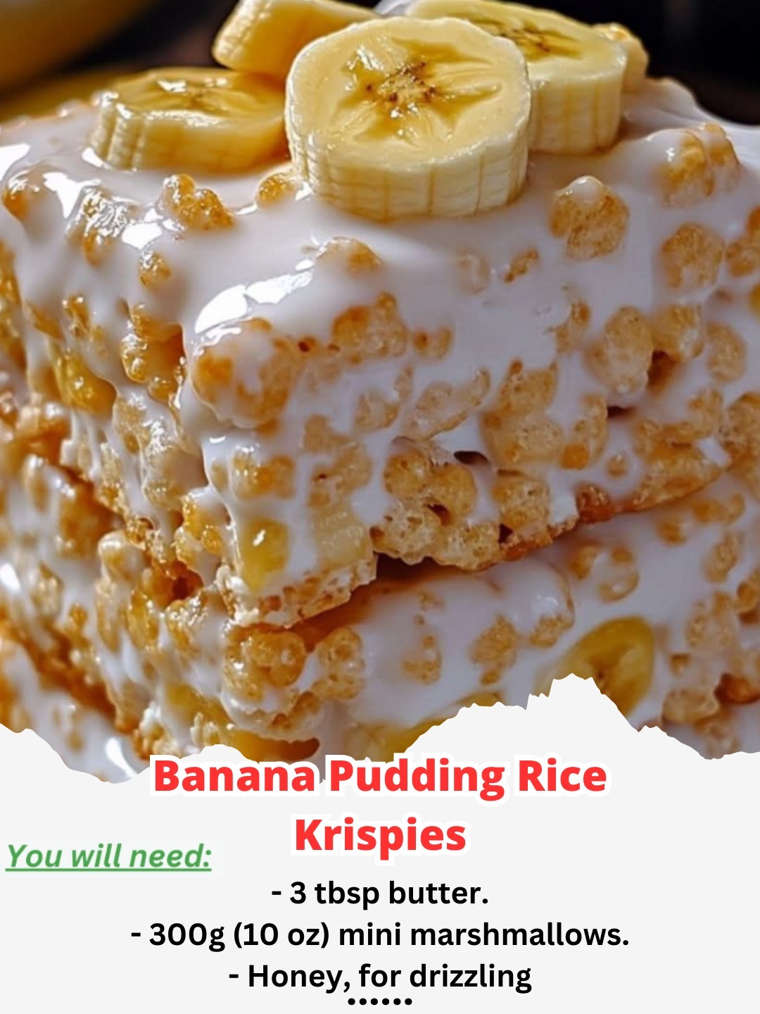 Banana Pudding Rice Krispies