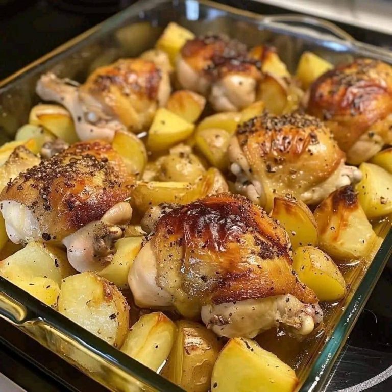 Garlic Roasted Chicken and Potatoes