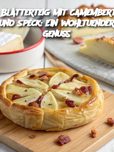 Blätterteig mit Camembert und Speck: Ein wohltuender Genuss