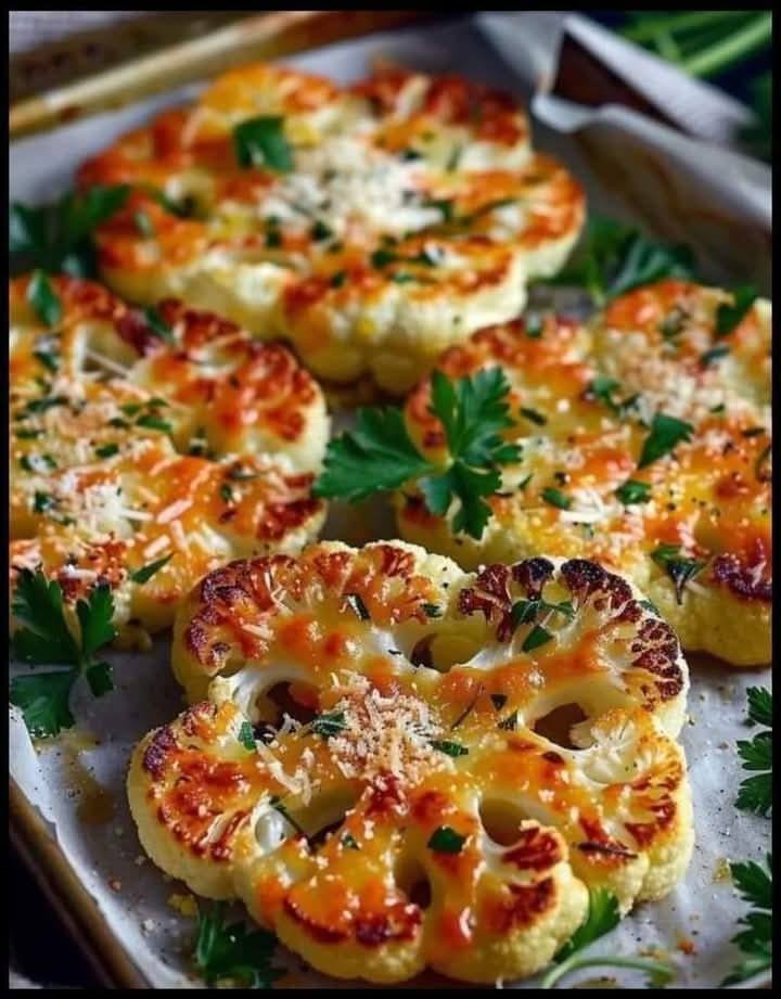 Cauliflower Parmesan Steaks