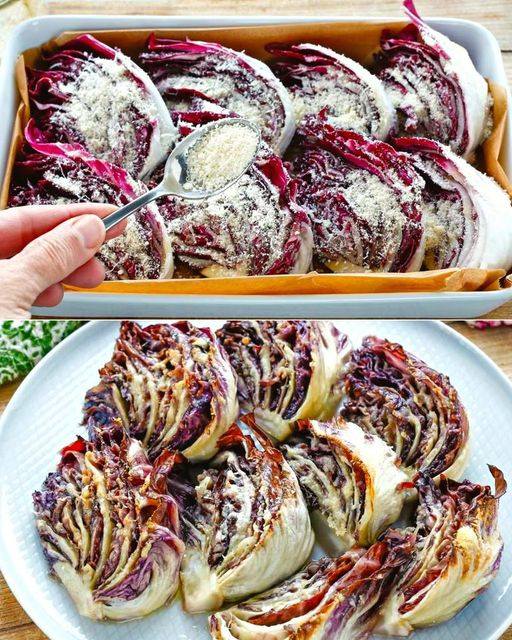 Baked radicchio: a tasty side dish in just a few minutes