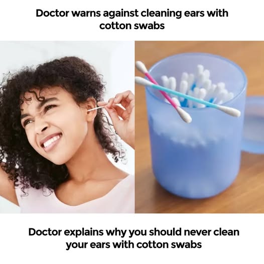 Doctor explains why you should never clean your ears with cotton swabs