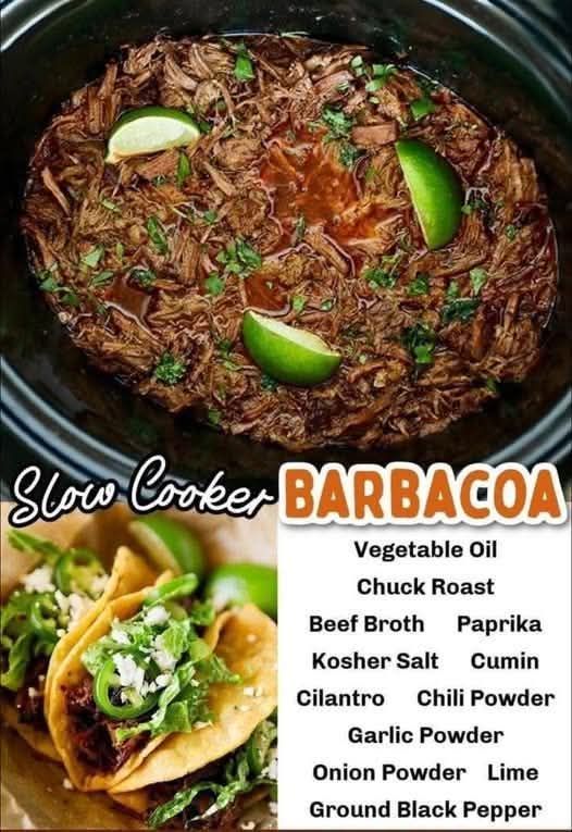 Slow Cooker Barbacoa Recipe