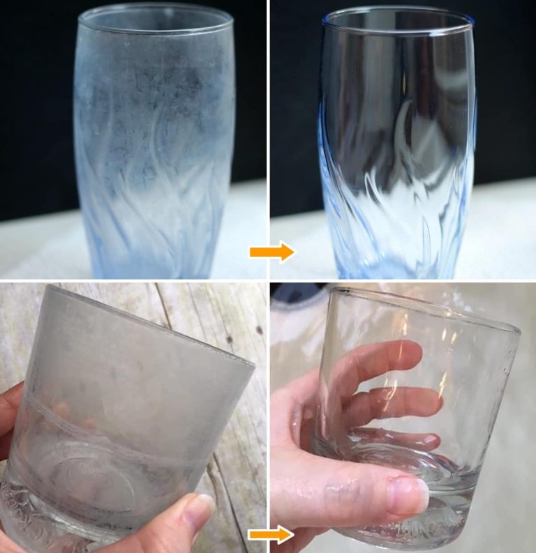 The natural ingredient that removes dull stains from glasses instantly