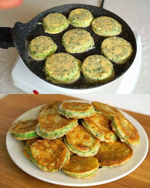 Zucchini and Greek Yogurt Pancakes