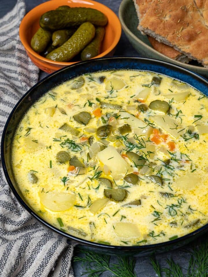 Creamy Dill Pickle Soup