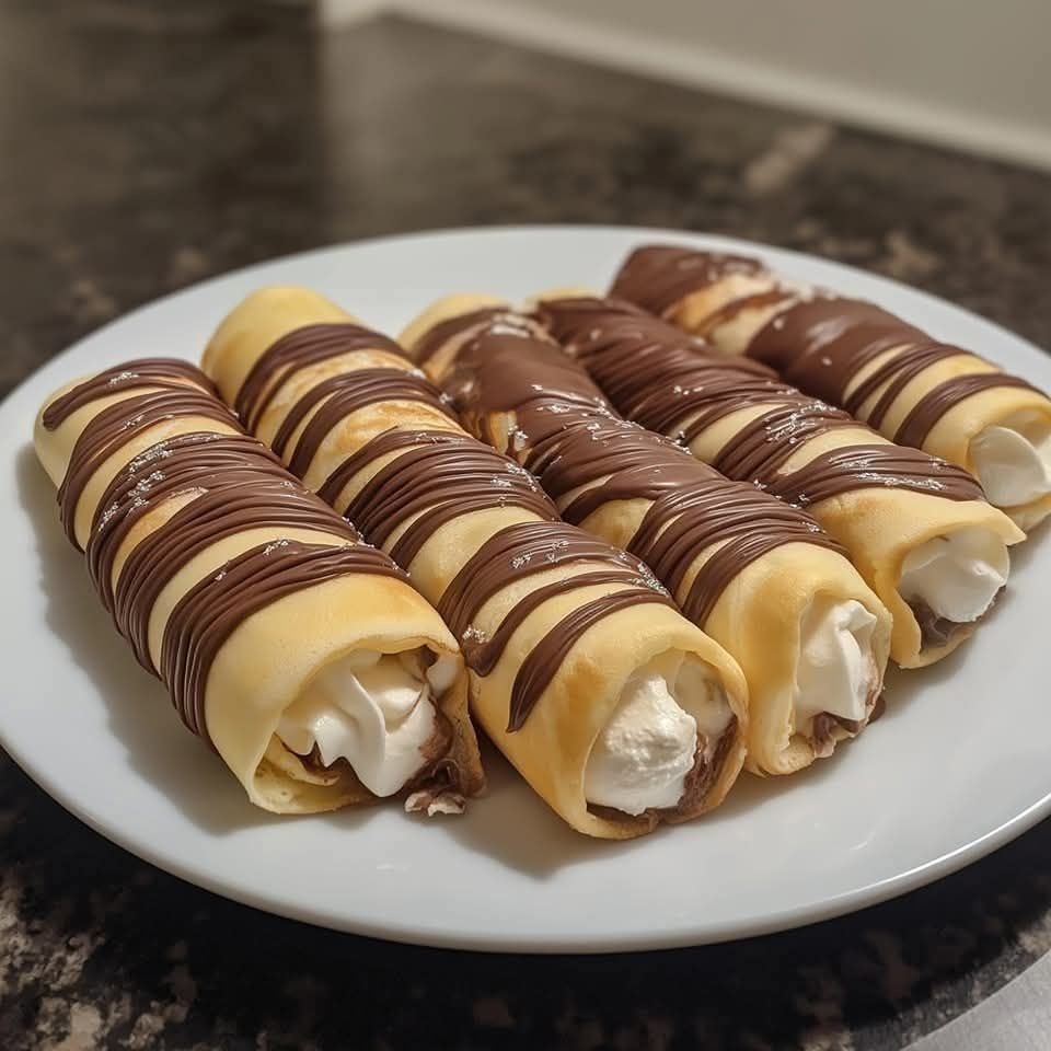 Nutella Cream-Filled Crepes