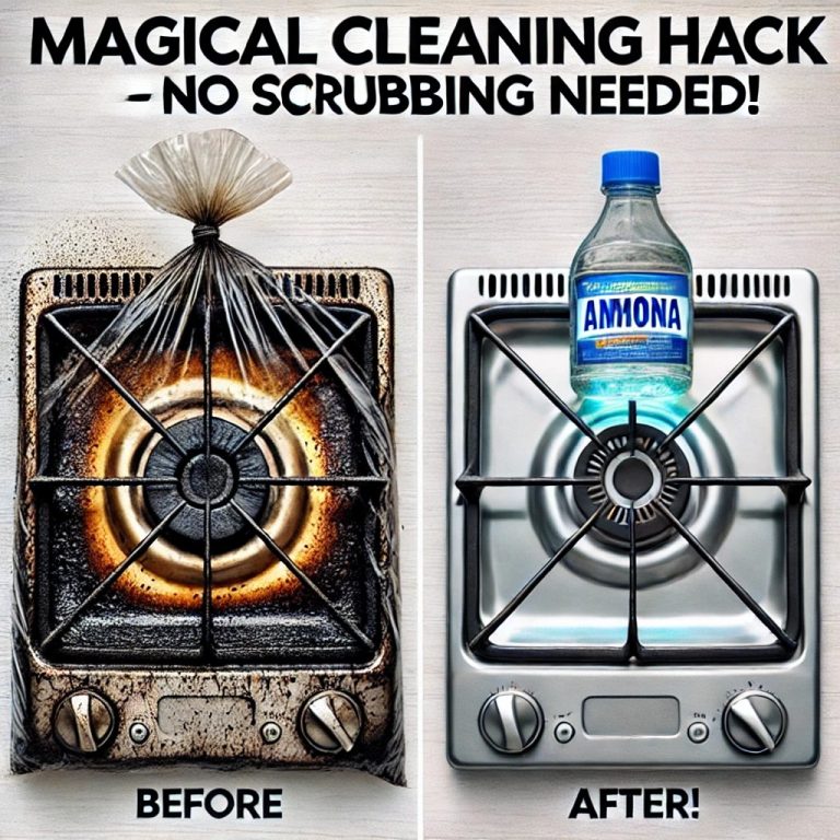 Clean Your Greasy Stove Grates Effortlessly: A Magical and Natural Hack!