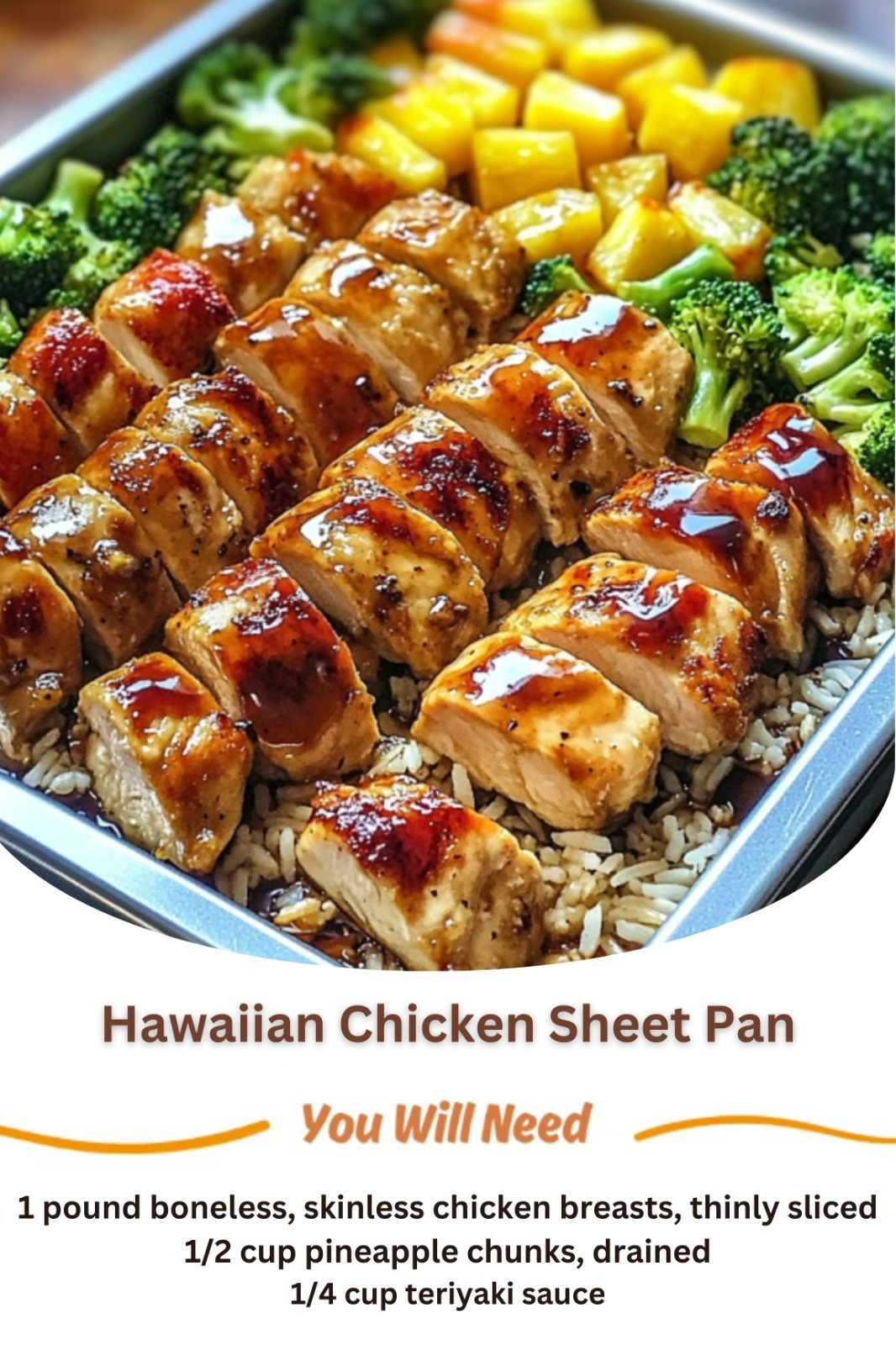 Hawaiian Chicken Sheet Pan