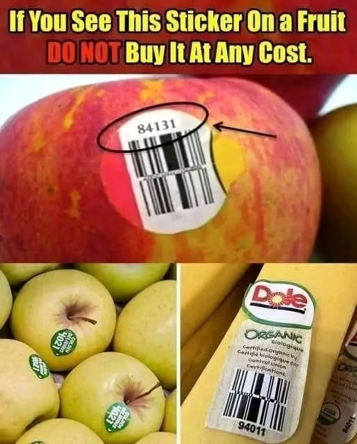 The Meaning Behind Those Numbers That Are Printed on Fruit Stickers