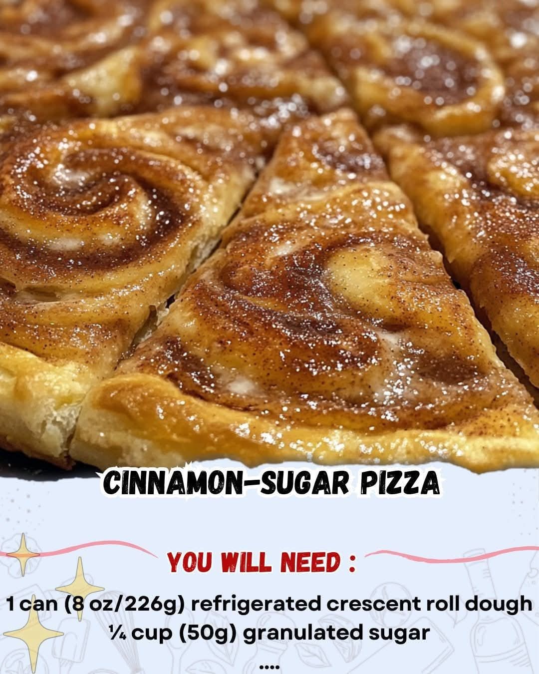 Cinnamon-Sugar Pizza!!!