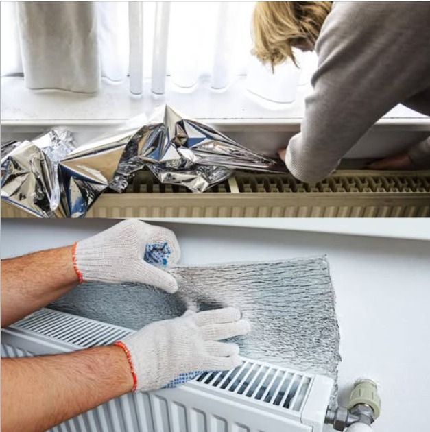 Some people put aluminum foil behind heaters, and the effect proves that this is true