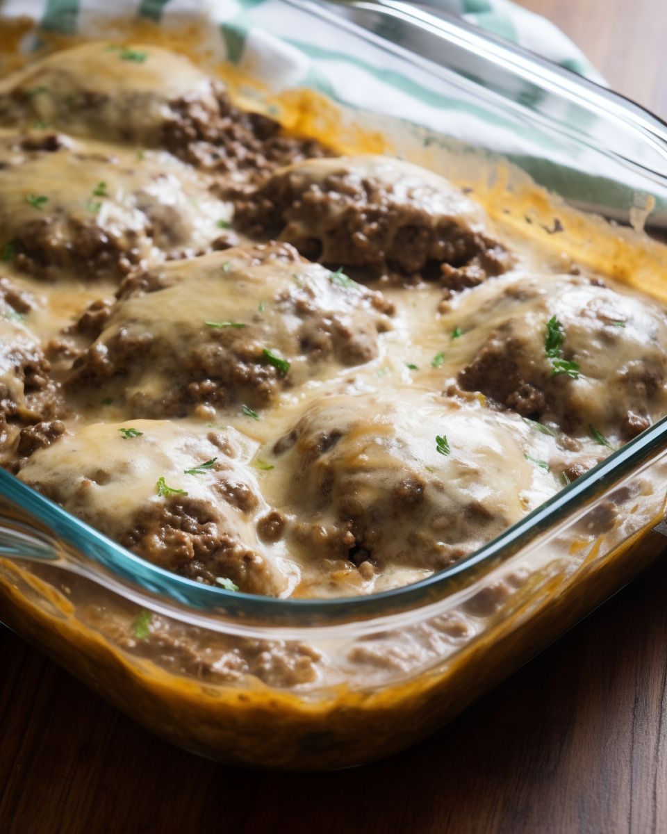 Amish Hamburger Steak Bake