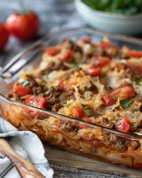 Amish Cabbage Roll Casserole