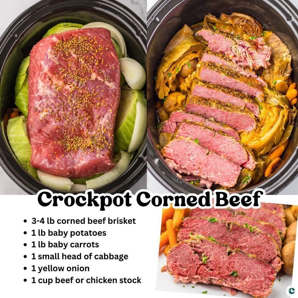 Slow Cooker Corned Beef and Cabbage