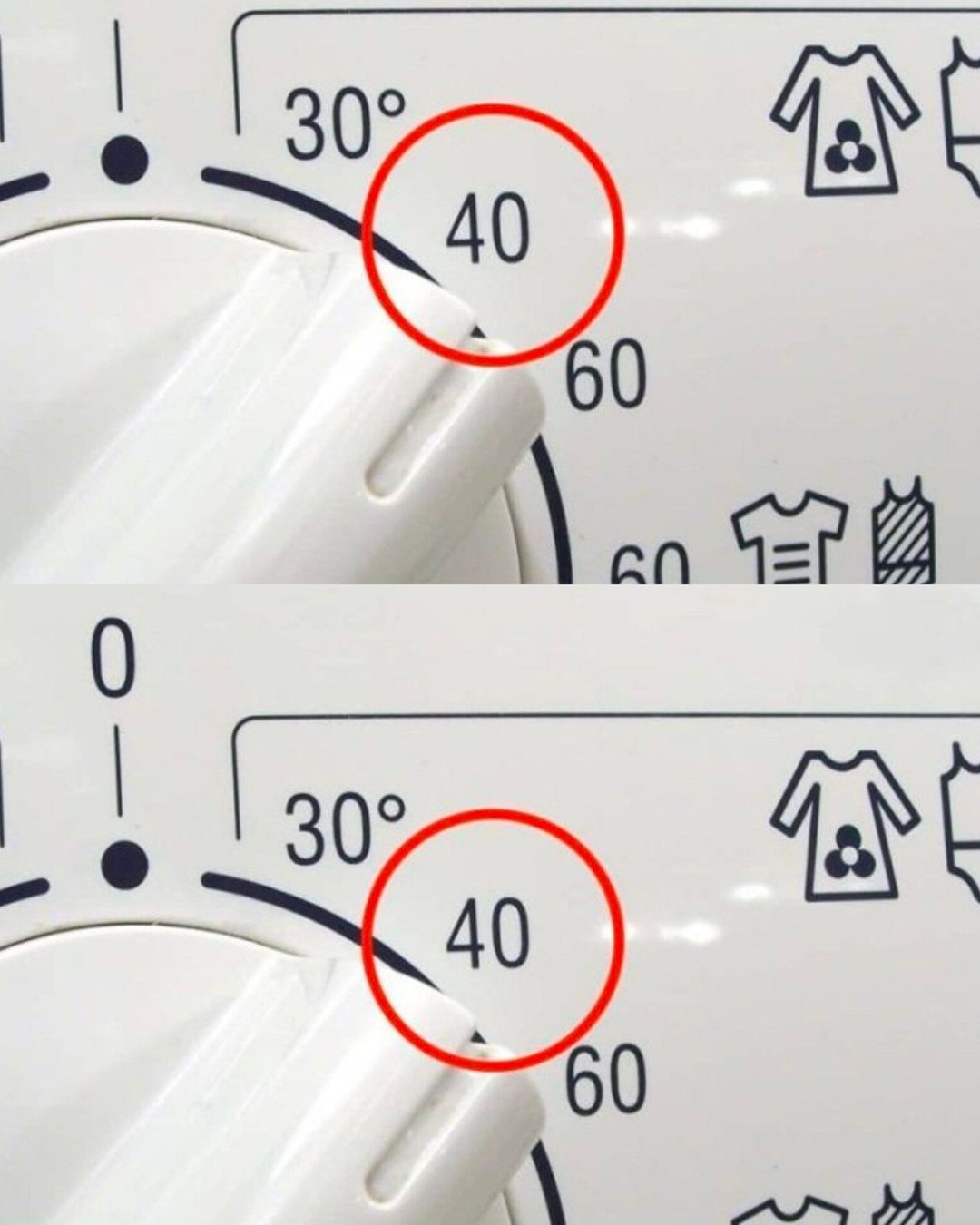 Why do laundromats advise against washing clothes at 40 degrees?