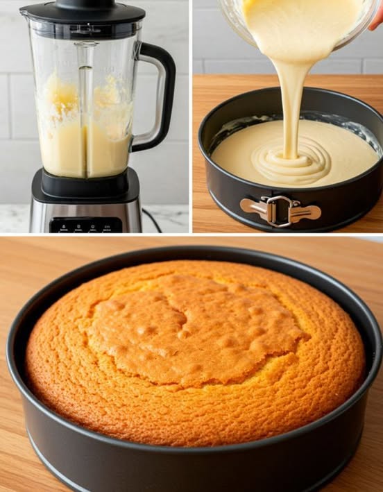 Orange Blender Cake