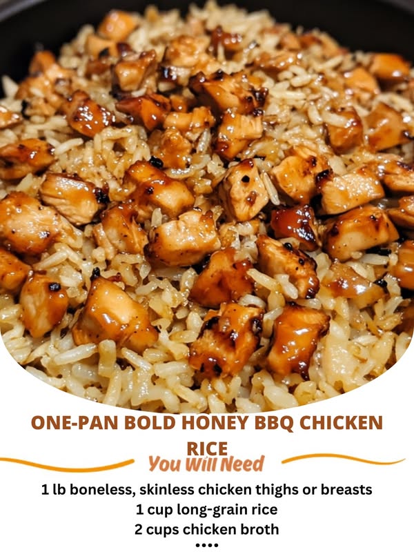 One-Pan Bold Honey BBQ Chicken Rice