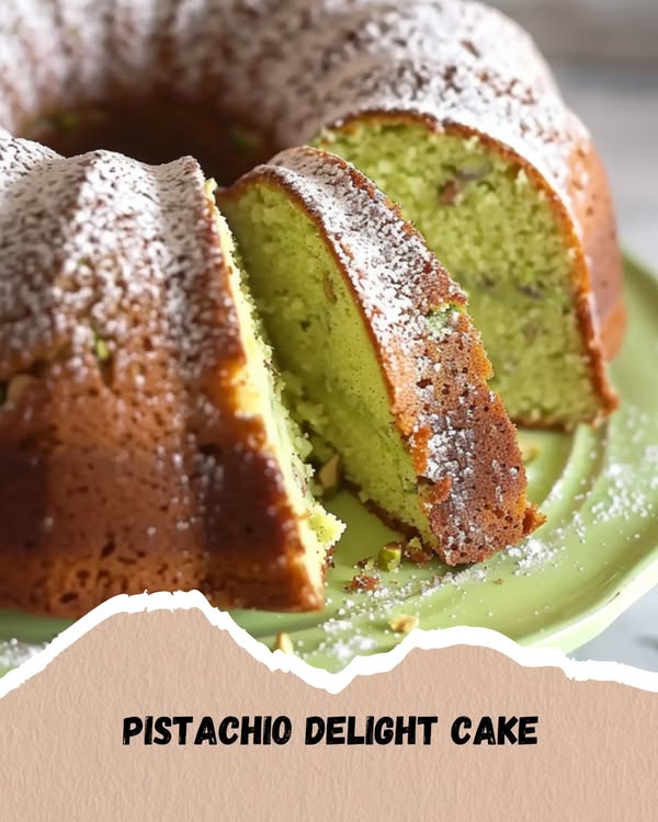 Pistachio Bliss Bundt Cake